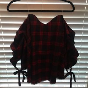 Off the shoulder shirt